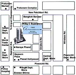 The Arnoma Hotel Bangkok Map